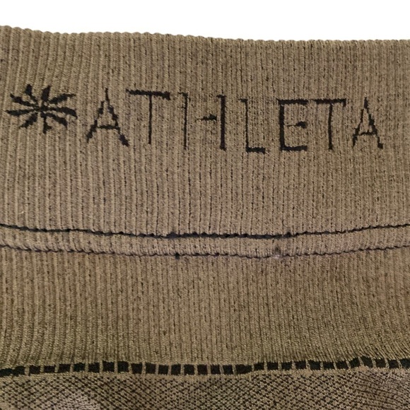 Athleta Leopard Cheetah Animal Print Leggings Pants Tights Made in Italy - Picture 5 of 7